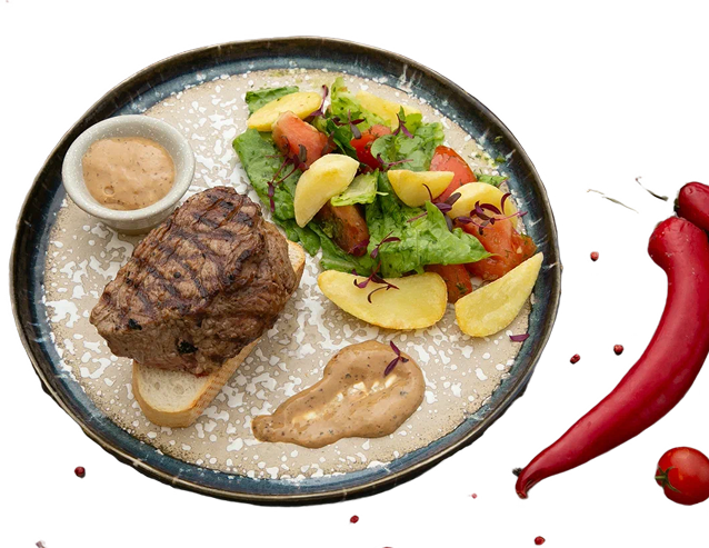 Европейская кухня в Гурьевске, всего в 10 минутах от Калининграда.